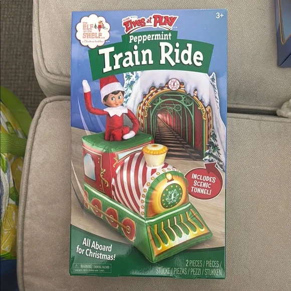 Elf on the Shelf Peppermint Train Ride Toy - Picture 1 of 2